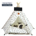 Pet Teepee Tent - Cat Teepee Bed - Dog Teepee House
