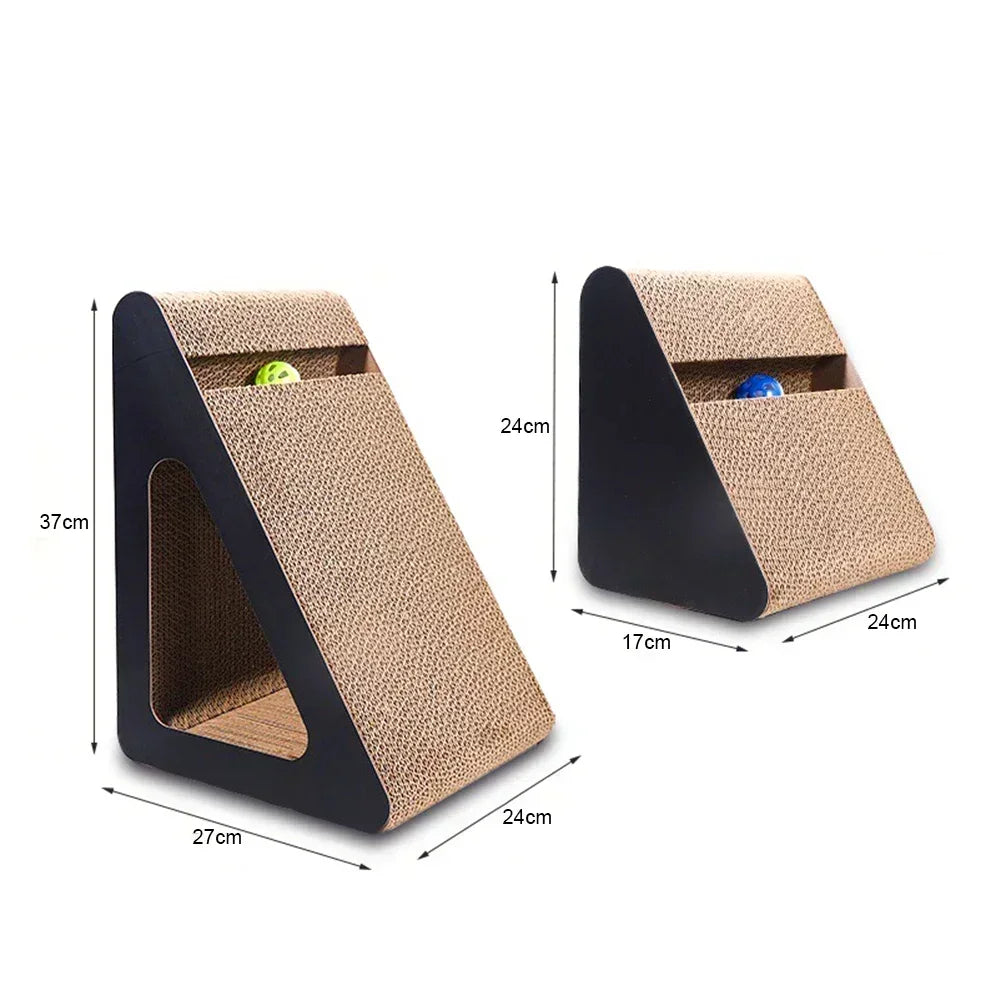 2-in-1 Cat Scratcher - Cat Scratching Board - Interactive Cat Toy
