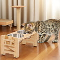 Adjustable Pet Bowl Stand - Cat Dog Feeder - Elevated Pet Bowls