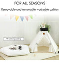 Pet Teepee Tent - Cat Teepee Bed - Dog Teepee House