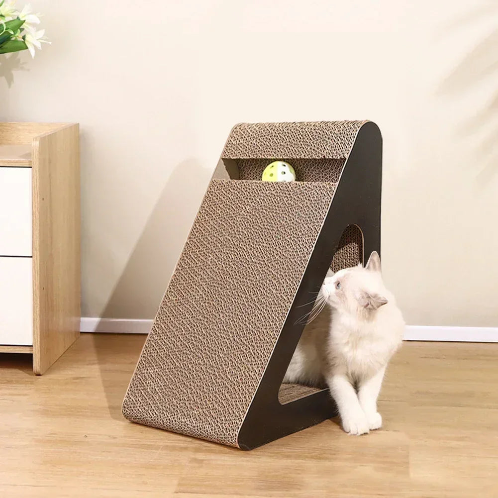 2-in-1 Cat Scratcher - Cat Scratching Board - Interactive Cat Toy