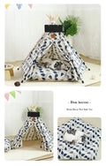 Pet Teepee Tent - Cat Teepee Bed - Dog Teepee House