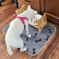 Adjustable Pet Bowl Stand - Cat Dog Feeder - Elevated Pet Bowls