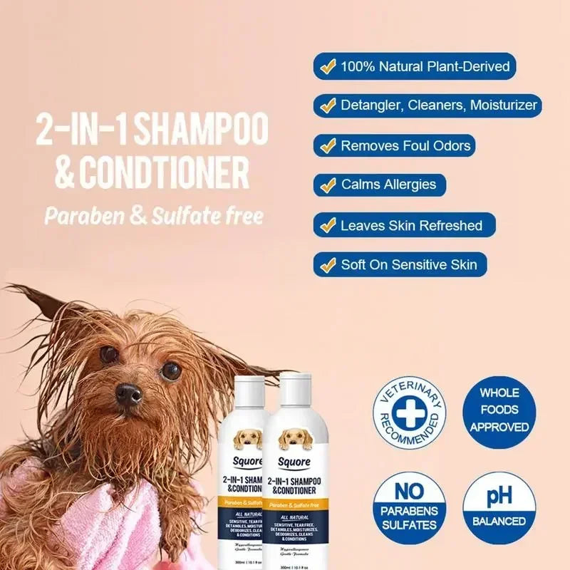 Puppy Shampoo and Conditioner - Dog Grooming Shampoo 