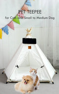 Pet Teepee Tent - Cat Teepee Bed - Dog Teepee House
