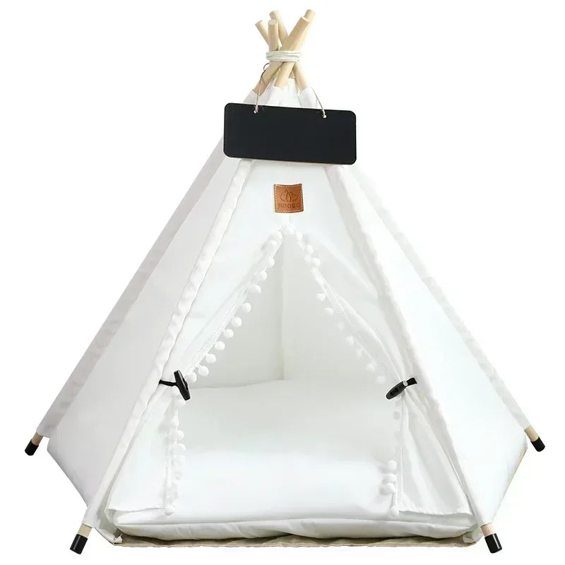 Pet Teepee Tent - Cat Teepee Bed - Dog Teepee House
