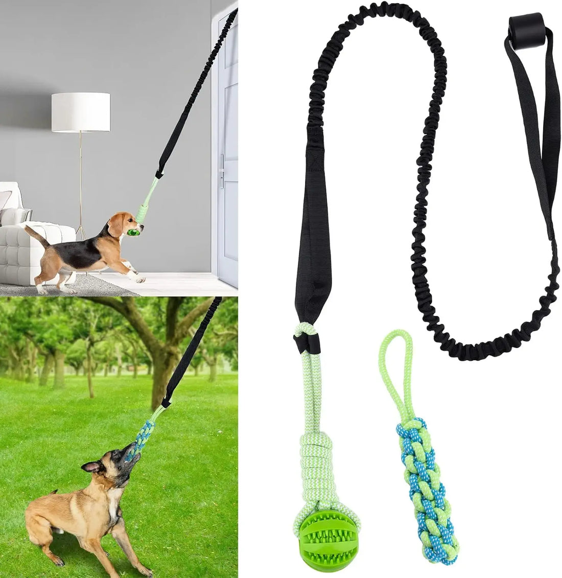 Spring Pole Dog Rope Toy