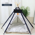 Pet Teepee Tent - Cat Teepee Bed - Dog Teepee House