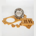 Elevated Pet Bowl Stand - Adjustable Bowl Stand